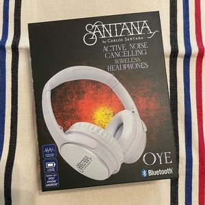 Santana Oye Bluetooth Active Noise Cancelling Over-Ear Headphones
